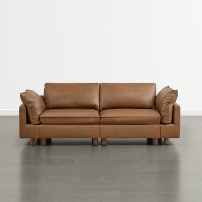 Brendon Modular 2-Seat Sofa with Wood Leg