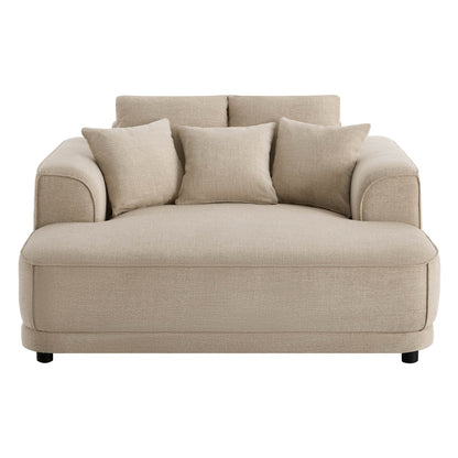 Charles Modern Oversized Chaise Lounge Accent Chair