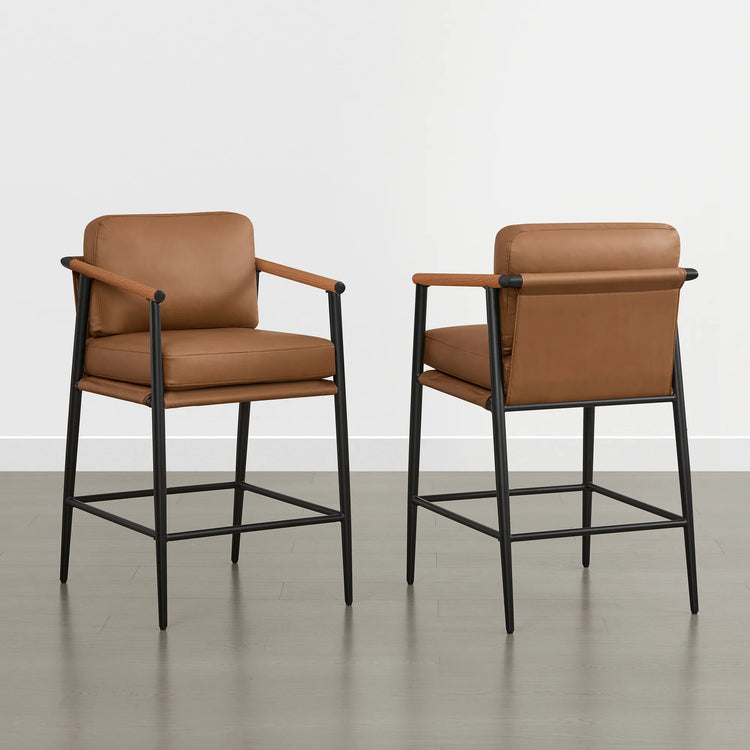 Charlotte Basic Modern Counter Stool (Set of 2)