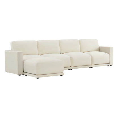 Comfortable modular sofa sectional with ample seating