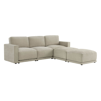Modern modular sofa sectional with clean lines