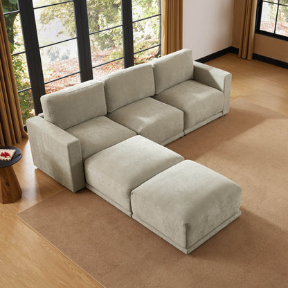Chaise sectional providing stylish and comfy seating