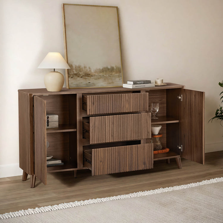 Clara Contemporary Wood Sideboard - 62’’