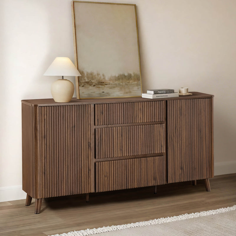 62" Clara Contemporary Wood Sideboard