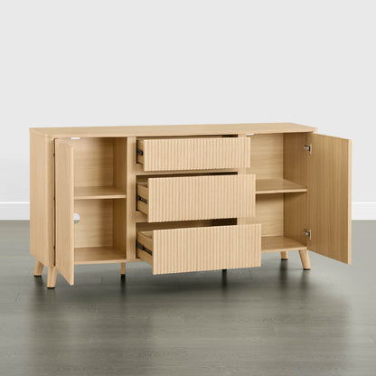 Clara Contemporary Wood Sideboard - 62’’