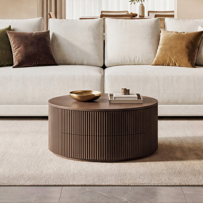 Coral Lifting Top Round Coffee Table