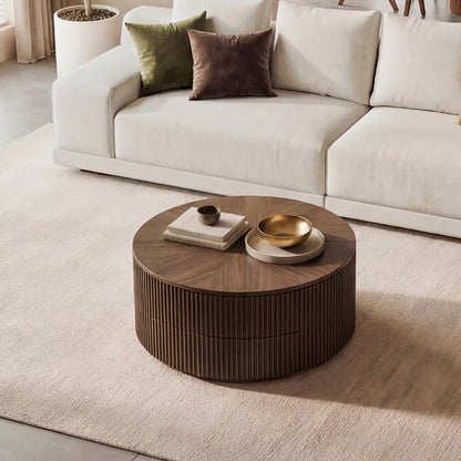 Coral Lifting Top Round Coffee Table