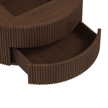 Coral Lifting Top Round Coffee Table