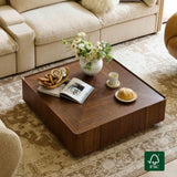 Vanessa Cube Storage Coffee Table with Two Drawers