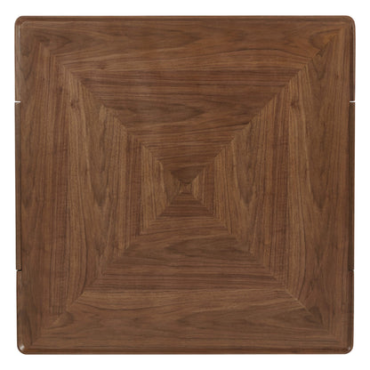 Vanessa Cube Solid Wood Storage Coffee Table with Two Drawers