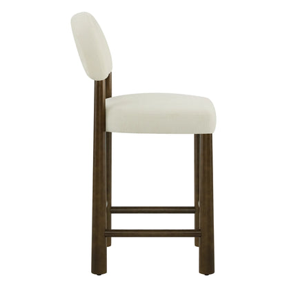 Darren Curved Upholstered Counter Stool (set of 2)