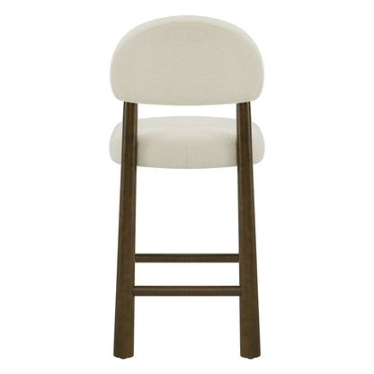Darren Curved Upholstered Counter Stool (set of 2)