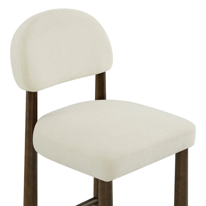 Darren Curved Upholstered Counter Stool (set of 2)