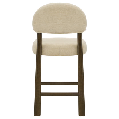 Darren Curved Upholstered Counter Stool (set of 2)