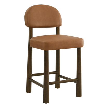Darren Curved Upholstered Counter Stool (set of 2)