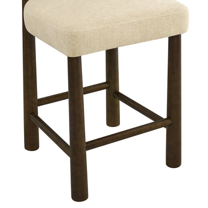 Darren Curved Upholstered Counter Stool (set of 2)