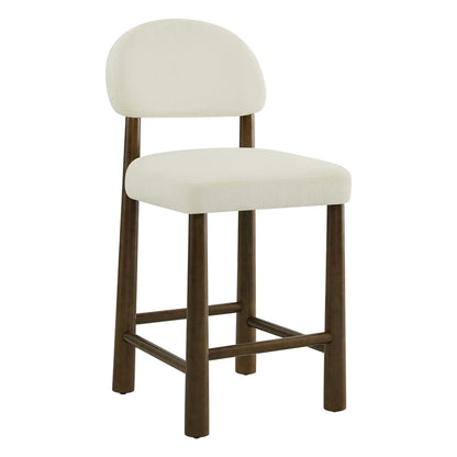 Darren Curved Upholstered Counter Stool (set of 2)