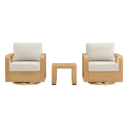 Dylan Modern Outdoor Swivel Patio Bistro Set