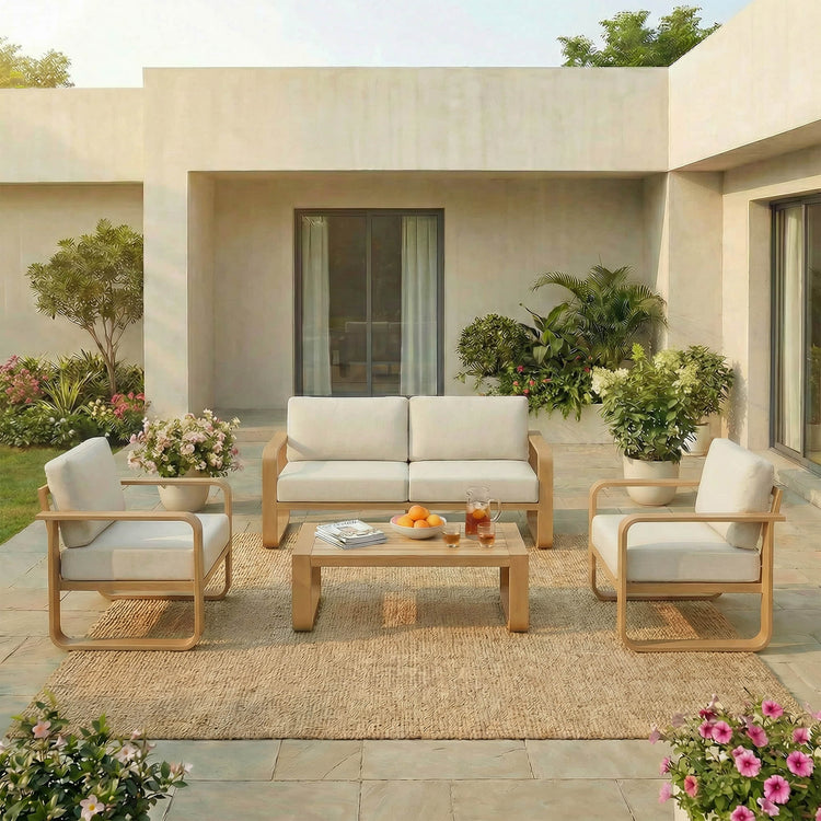 Dylan Modern 4-Piece Outdoor Patio Sofa Set
