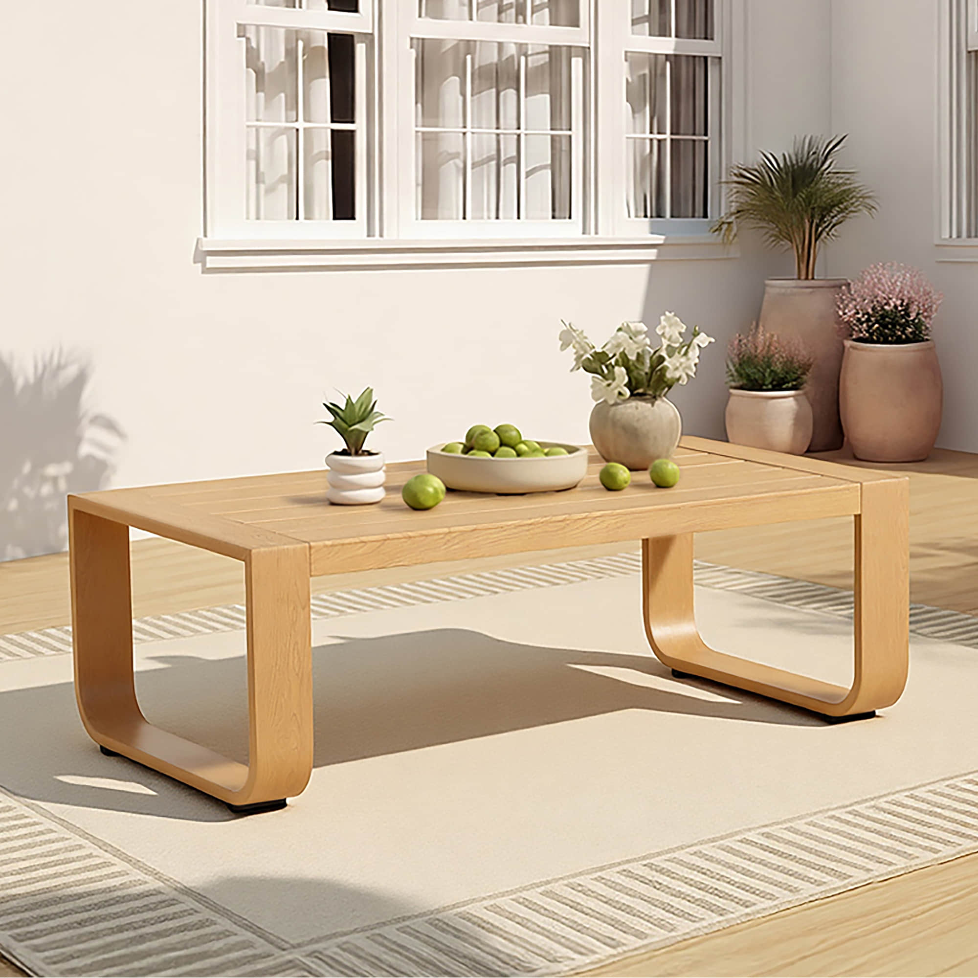 Dylan Modern Outdoor Patio Coffee Table