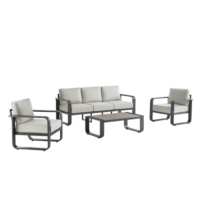 Dylan Modern 4-Piece Patio Sofa Set
