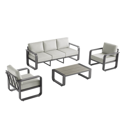 Dylan Modern 4-Piece Patio Sofa Set