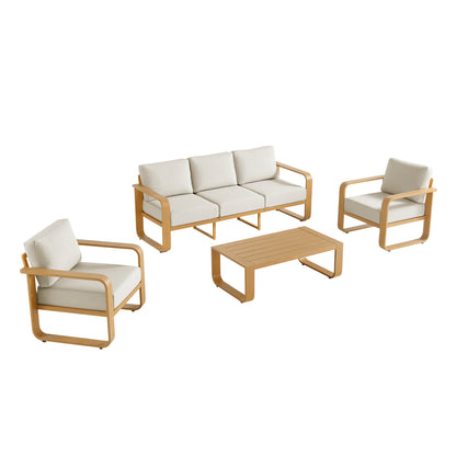 Dylan Modern 4-Piece Patio Sofa Set
