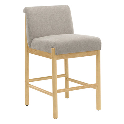 Elijah Wood Base Counter Stool (Set of 2)