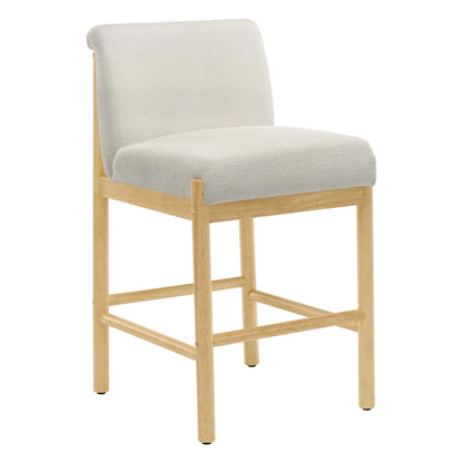 Elijah Wood Base Counter Stool (Set of 2)