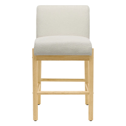 Elijah Wood Base Counter Stool (Set of 2)