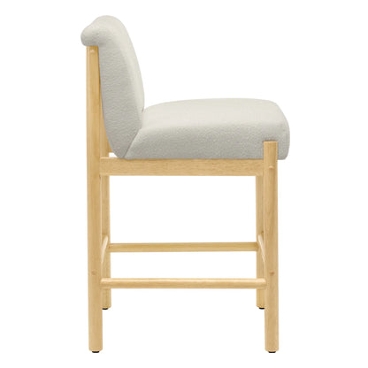Elijah Wood Base Counter Stool (Set of 2)