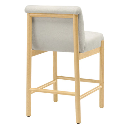 Elijah Wood Base Counter Stool (Set of 2)