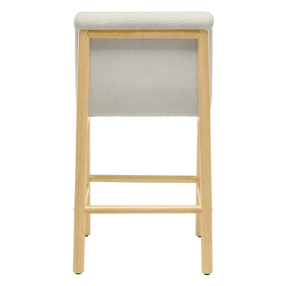 Elijah Wood Base Counter Stool (Set of 2)