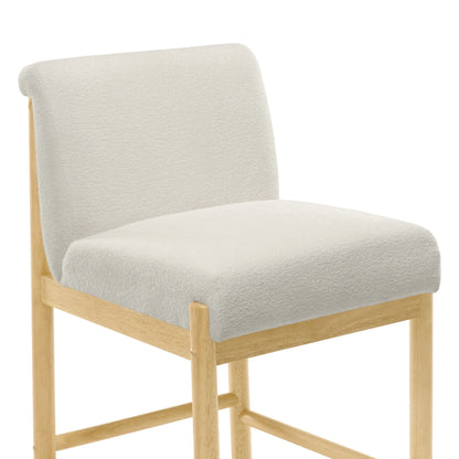 Elijah Wood Base Counter Stool (Set of 2)