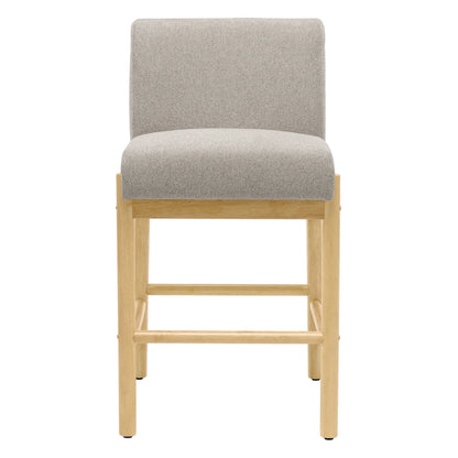 Elijah Wood Base Counter Stool (Set of 2)