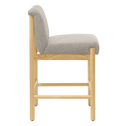 Elijah Wood Base Counter Stool (Set of 2)
