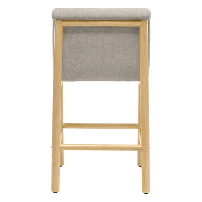 Elijah Wood Base Counter Stool (Set of 2)