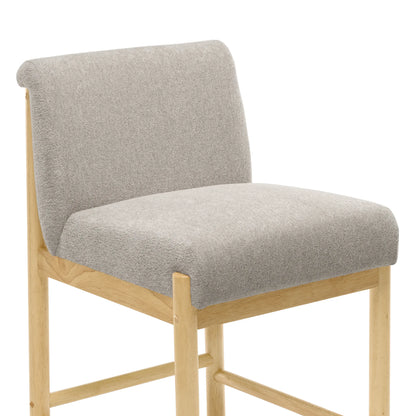Elijah Wood Base Counter Stool (Set of 2)