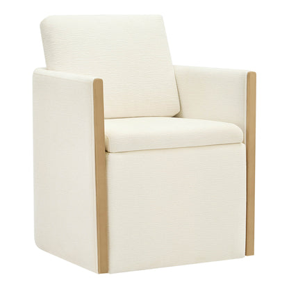 Elsa Rolling Dining Chair with Hidden Storage