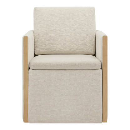 Elsa Rolling Dining Chair with Hidden Storage