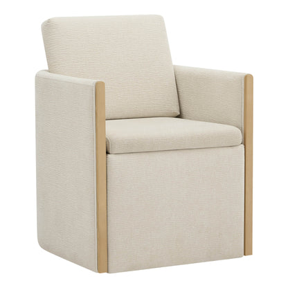 Elsa Rolling Dining Chair with Hidden Storage