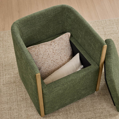 Elsa Rolling Dining Chair with Hidden Storage