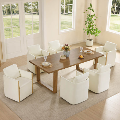 Elsa Rolling Dining Chair with Hidden Storage