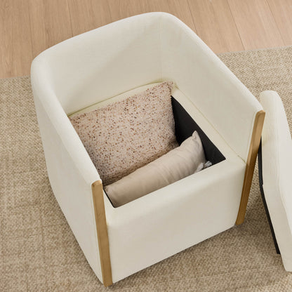 Elsa Rolling Dining Chair with Hidden Storage