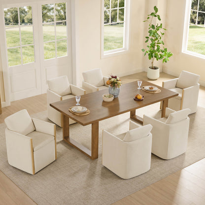 Elsa Rolling Dining Chair with Hidden Storage