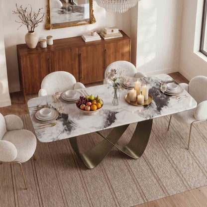 Evan Loop Sintered Stone Dining Table