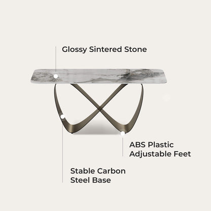 Evan Loop Sintered Stone Dining Table
