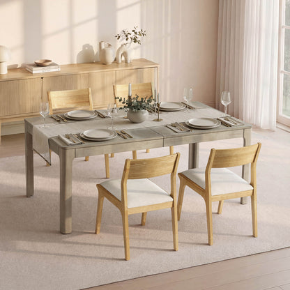 Everett Extendable Wood Dining Table, 70.9"-90.6"