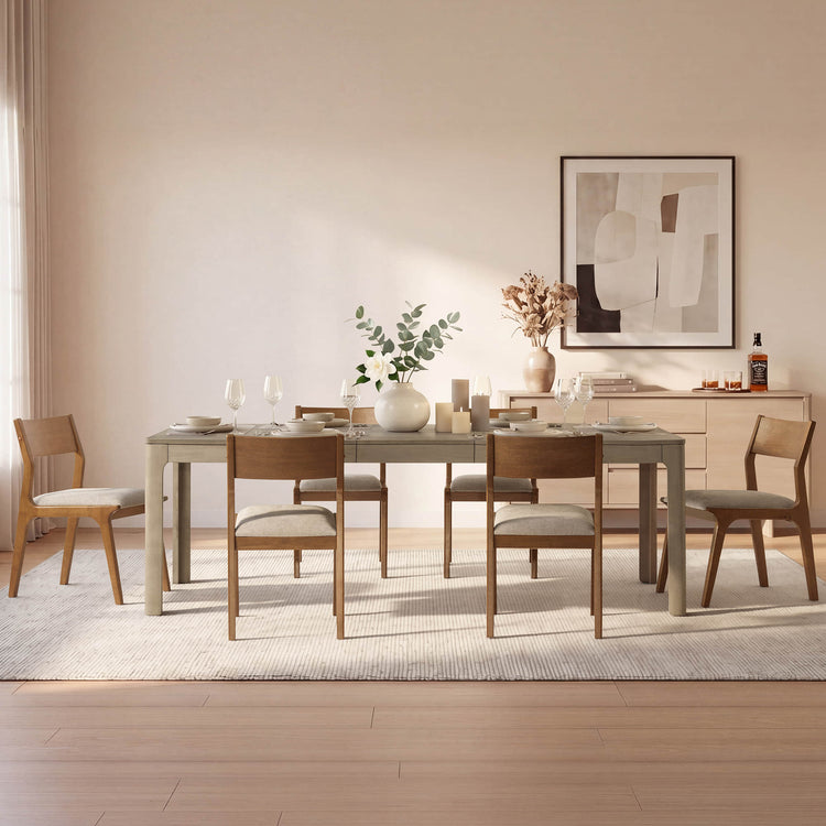 Everett Extendable Wood Dining Table, 70.9
