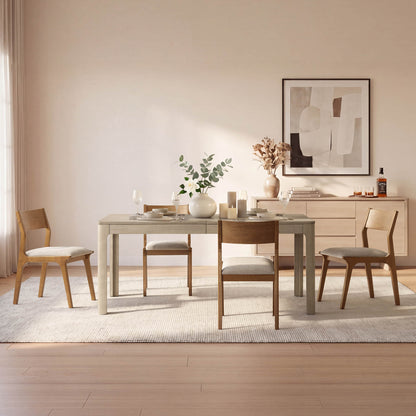 Everett Extendable Wood Dining Table, 70.9"-90.6"